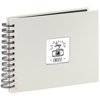 Hama Fine Art Spiralbound Photo Album, 24 x 17 cm, 50, Chalk