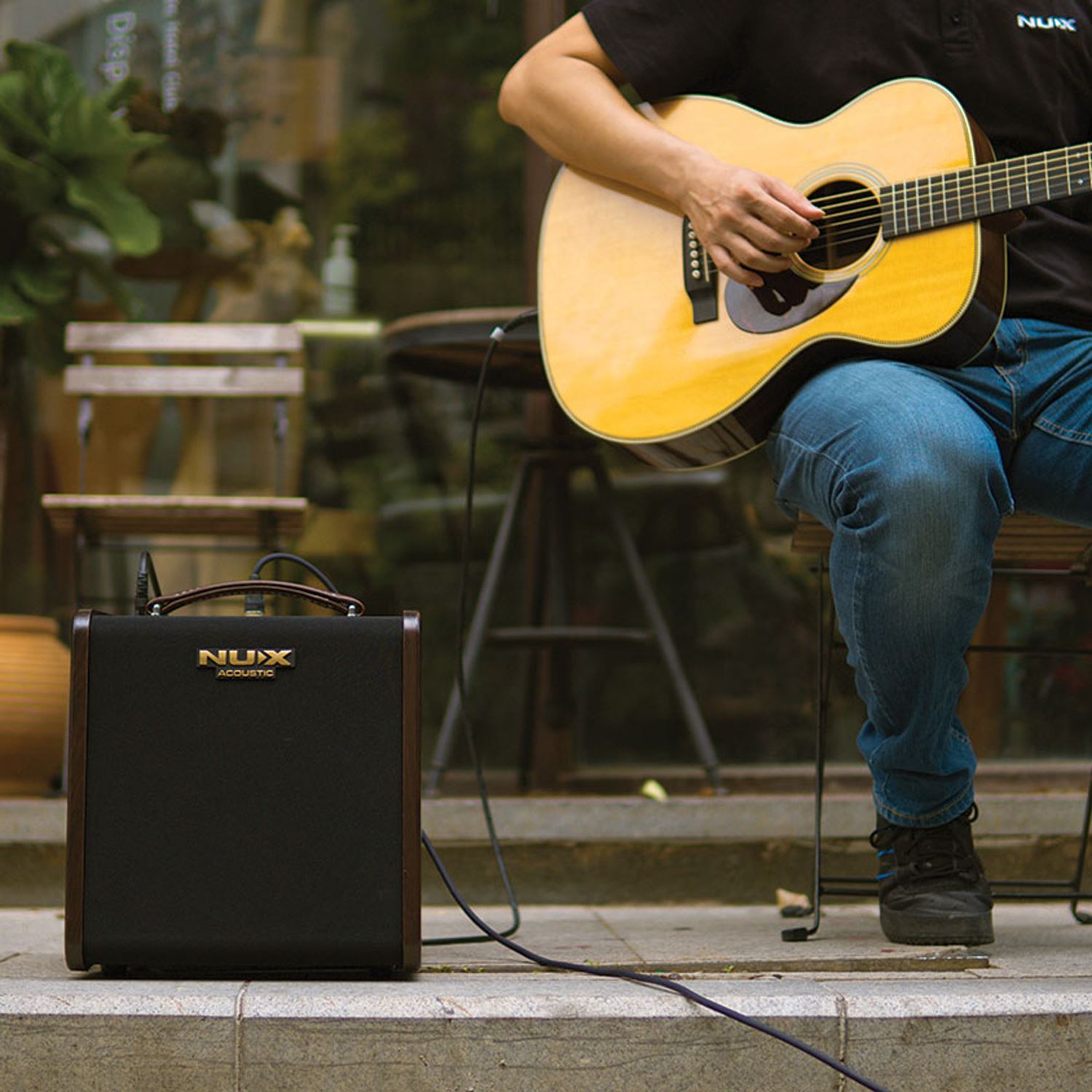 Nu-x AC-80 Stageman II Acoustic Guitar Amplifier with Bluetooth