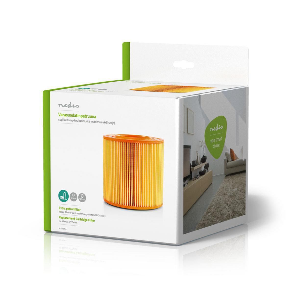 Nedis Vacuum Cleaner Cartridge Filter | Replacement for: Allaway | A/C-Series | Motor Filter