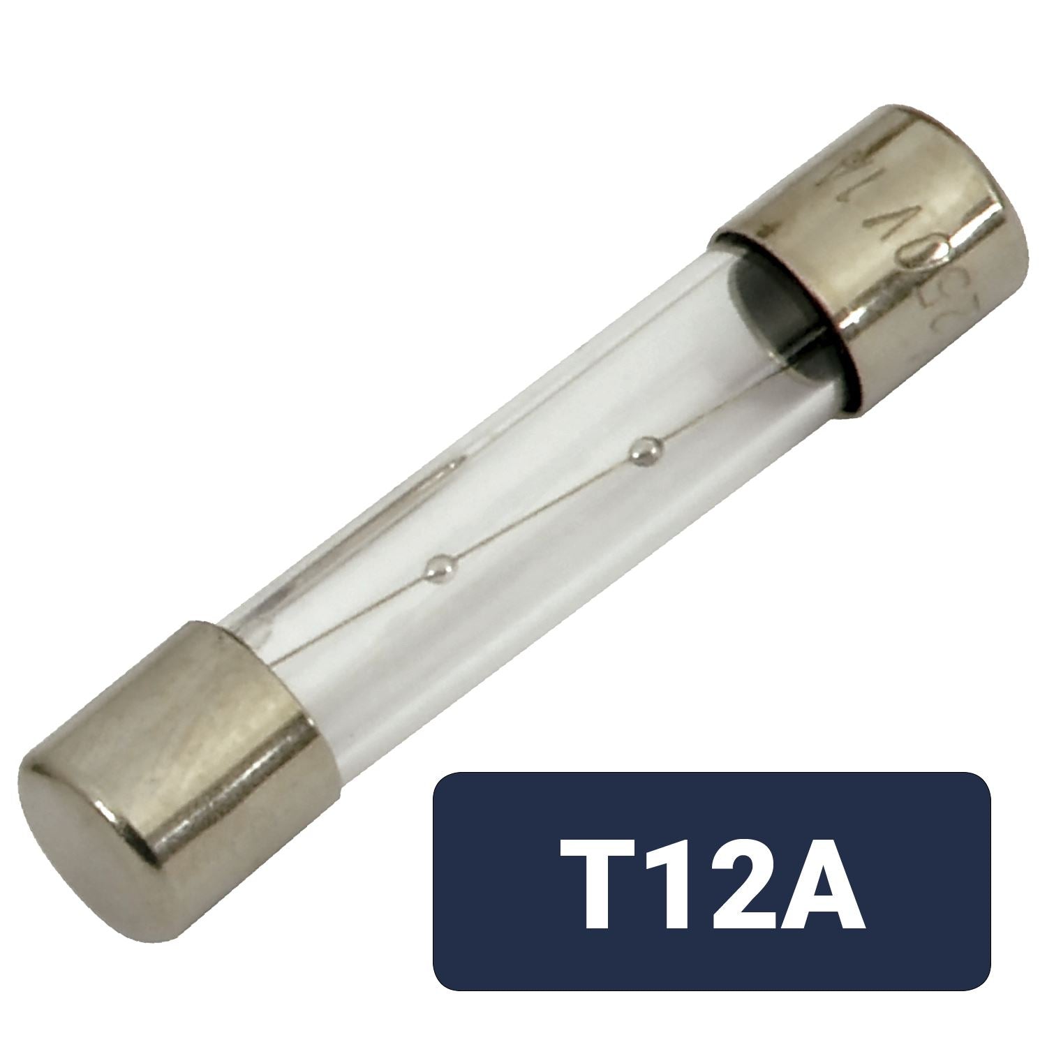 Mercury Slow Blow Glass Fuse 6 x 32mm T12A 12A 250V