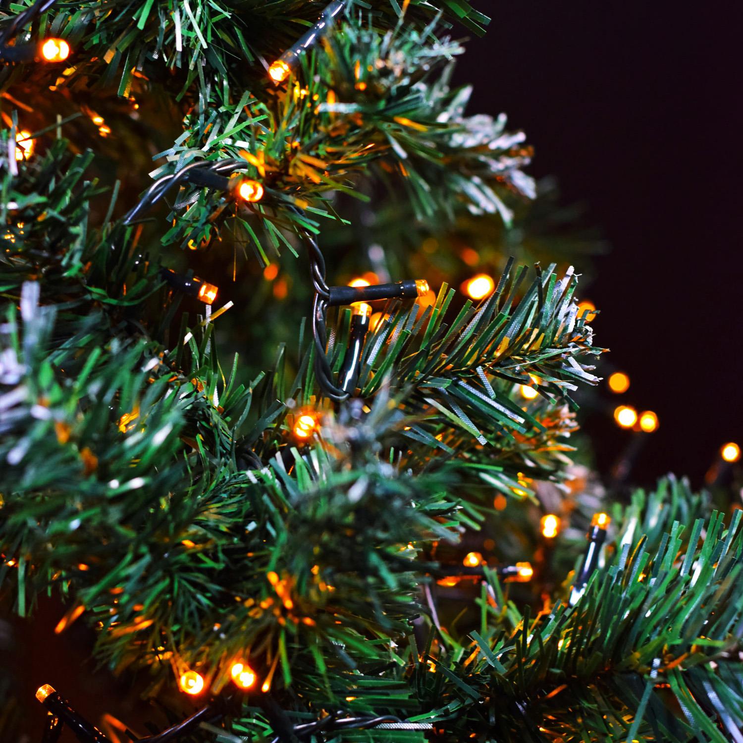 Lyyt 45m 1500 LED String Lights Indoor/Ourdoor with Sequence / Timer - Amber Warm