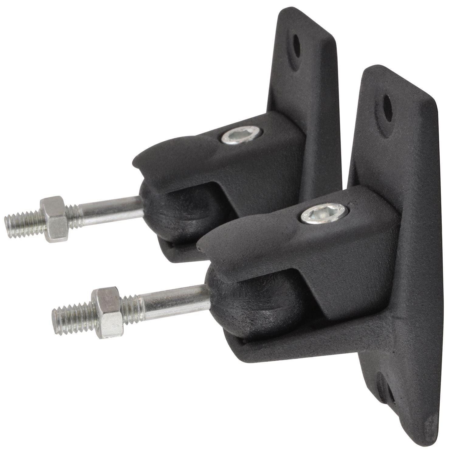 Adastra Pair Of Universal Hi Fi Surround Sound Speaker Brackets with 3 Swivel Arms Black