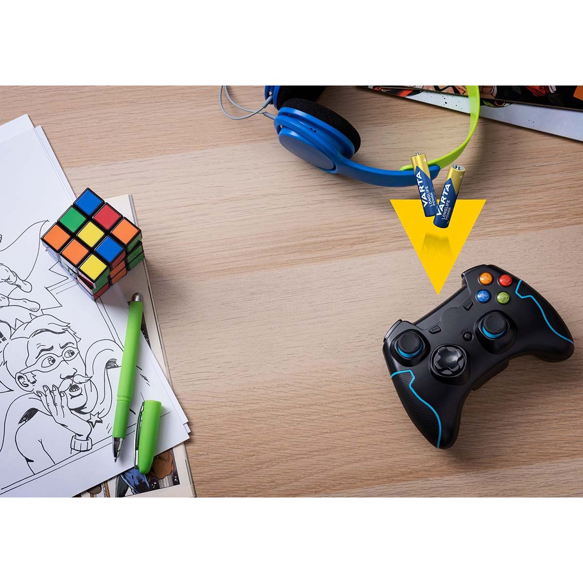 Varta Alkaline Battery AAA 1.5 V High Energy 8-Promotional Blister