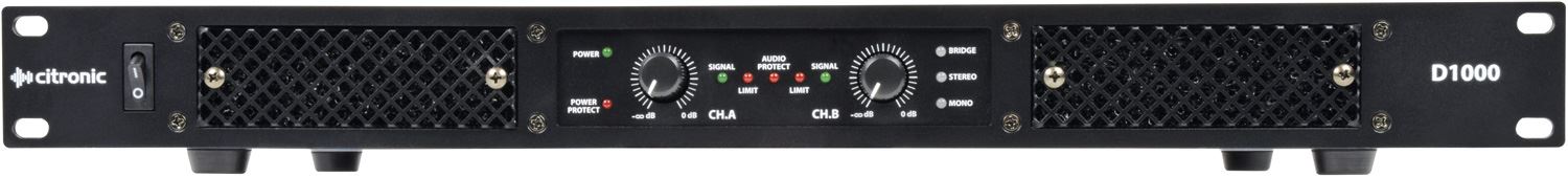 Citronic D1000 Class-D Amplifier 2 x 500Wrms