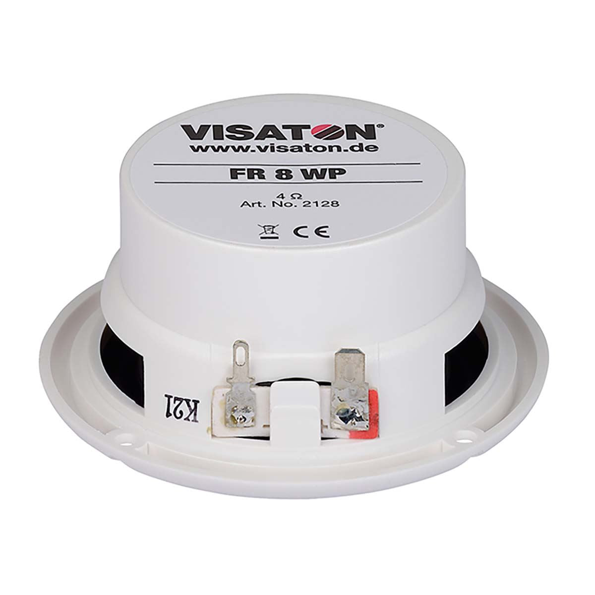 Visaton FR 8 WP - 4 Ohm Saltwater resistant 8 cm (3.3") full-range speaker - White