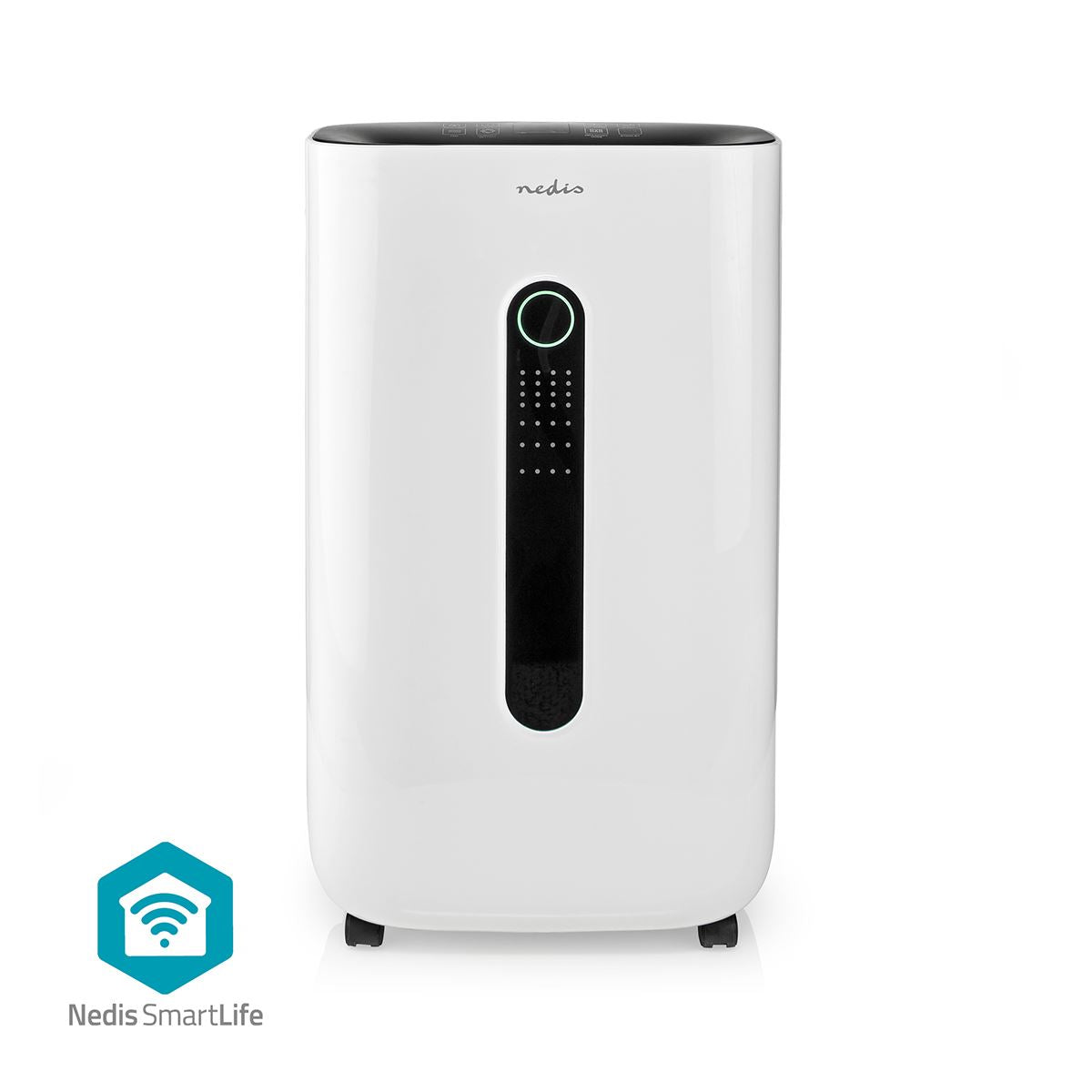 Nedis SmartLife Dehumidifier | Wi-Fi | 20 l/Day | Dehumidification / Continuous / Max+ / Dry laundry / Ventilation | Android™ / IOS | Adjustable hygrostat | 195 m³/h