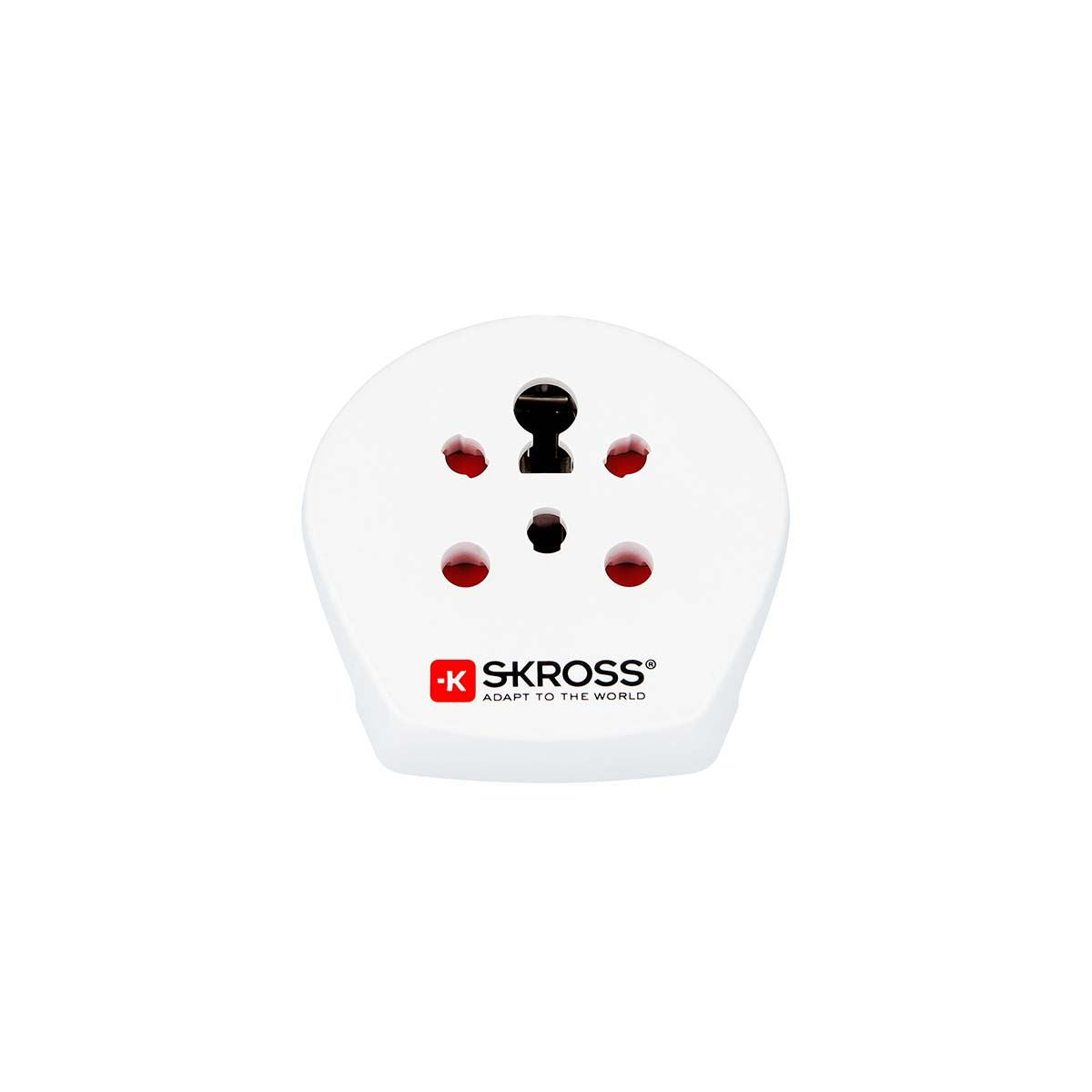 Skross Travel Adapter | India / Israel / Denmark to Europe