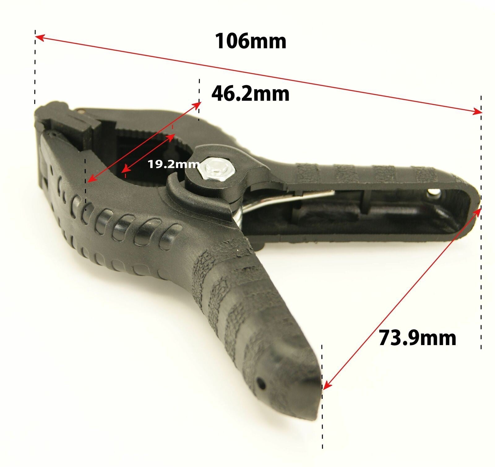Ex-Pro Studio Background Clips 30mm Grip - Ideal for Backgrounds and Studio Backdrops [Pack of 4]