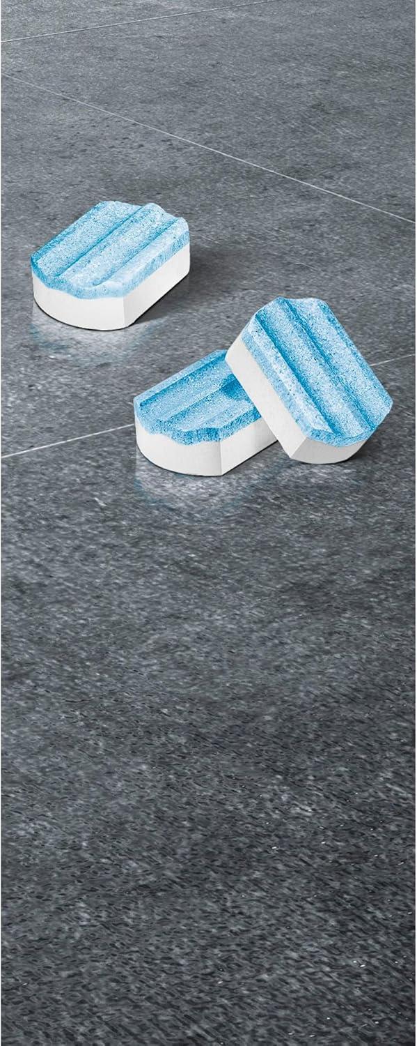 Siemens Descaling Tablets TZ80002A, Removes Limescale and Protects Against Corrosion, Original Accessories, Suitable for EQ Series Coffee Machines, Built-in Machines, White, (Pack of 3)