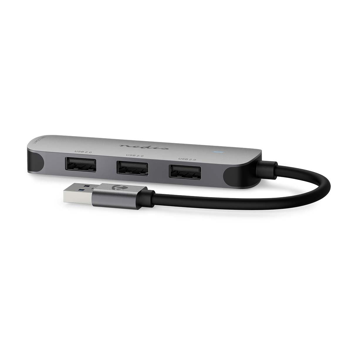 Nedis USB Hub | USB-A Male | 4x USB A Female | 4 port(s) | USB 2.0 / USB 3.2 Gen 1 | USB Powered