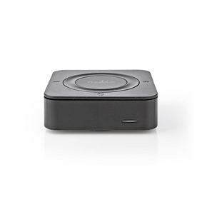 Nedis Bluetooth® Transmitter Receiver | Connection input: 1x AUX / 1x SPDIF | Connection output: 1x AUX / 1x SPDIF | AptX ™ Low latency / AptX™ / SBC | Up to 2 Devices | Maximum battery play time: 22 hrs | Black