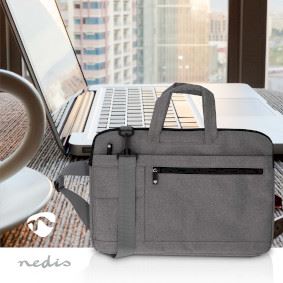 Nedis Notebook Bag | 15 - 16" | Wearing belt | 8 Compartments | 30 mm | 285 mm | 410 mm | Polyester