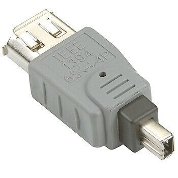 Bandridge 2m FireWire Cable Connection Kit with All Adapters [4-6],[6-6],[6-9],[9-4] Pin Included