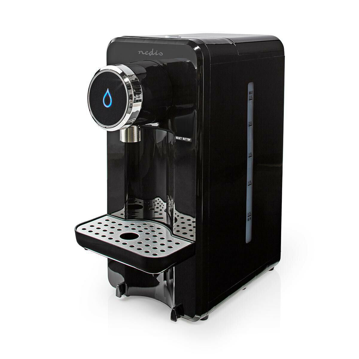 Nedis Instant Hot Water Dispenser, 2.5L Tank with Fast Boil, Variable Dispense, Adjustable Temperature, Boil Dry & Overheat Protection