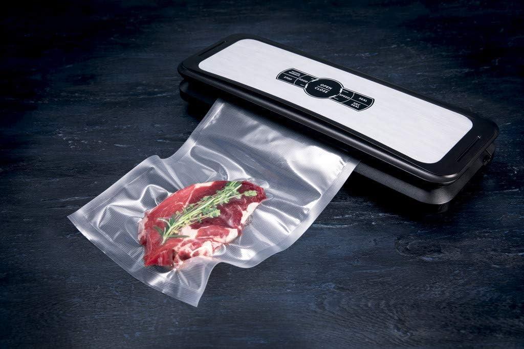 Gastronoma Vacuum Sealer Machine, 30cm Longer Seal Food Sealer for Vac/Seal/Rice/Wet/Dry Mode, Built-in Cutter and Visible LED Indicator