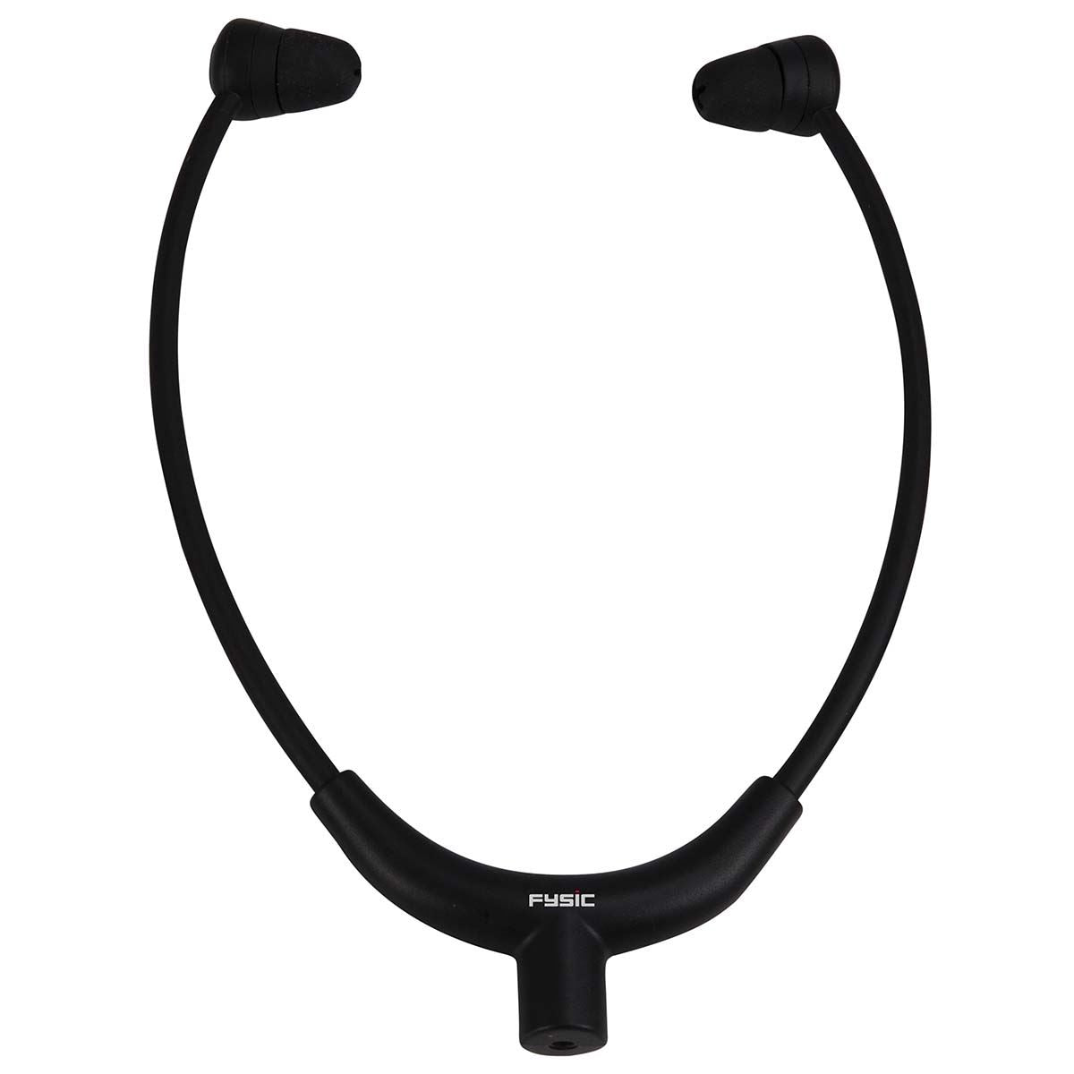 Fysic Stereo TV Headphones, In-Ear with In-Line Volume Control, Long and Short Cable, 0.7m & 3m Extension Cable