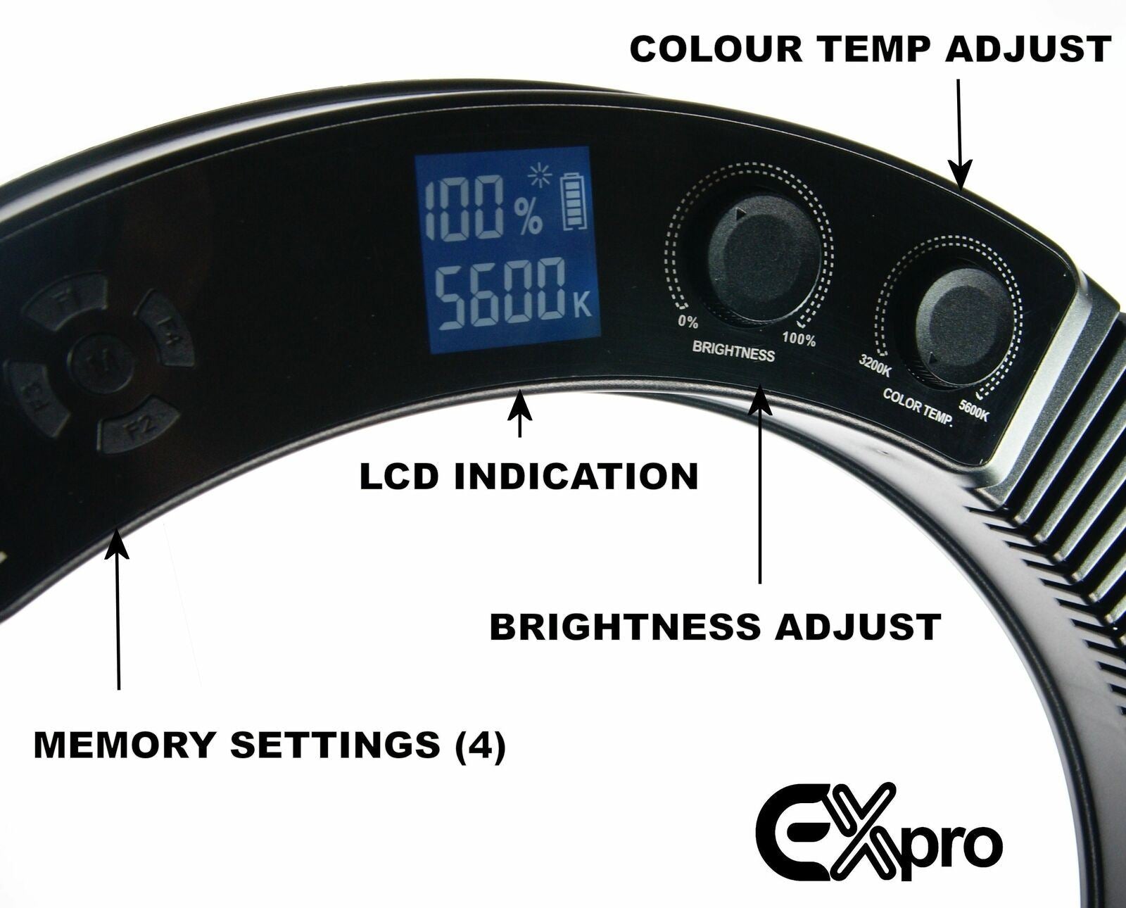 Ex-Pro DLight288A 3200 to 5600K 90+ CRI 35W (200w EQ) SMD Bi-Colour LED 17