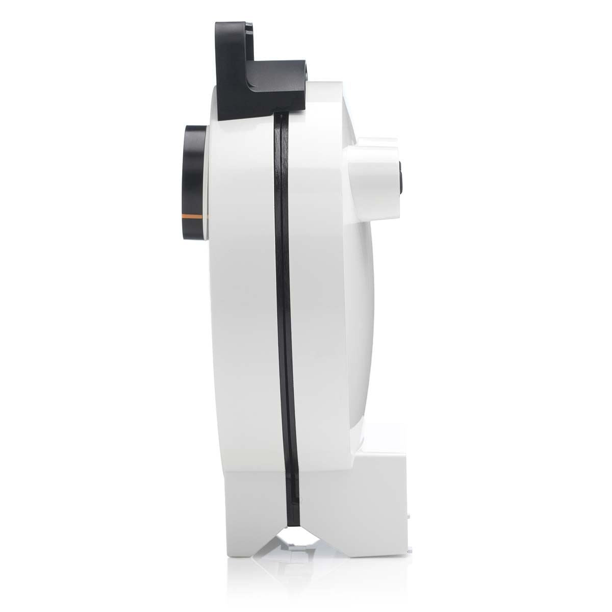 Trebs Waffle Maker Iron, Single Heart Shape Waffle Machine with Non Stick Plates & Adjustable Temperature Control, 1000W - White