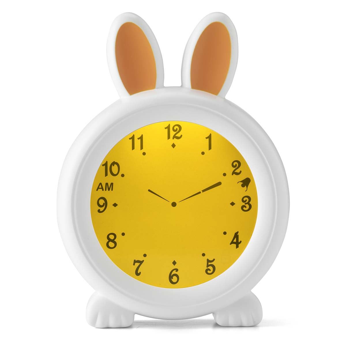 Alecto Childrens Sleep Trainer & Night Lamp Light / Alarm Clock Rory the Rabbit - White