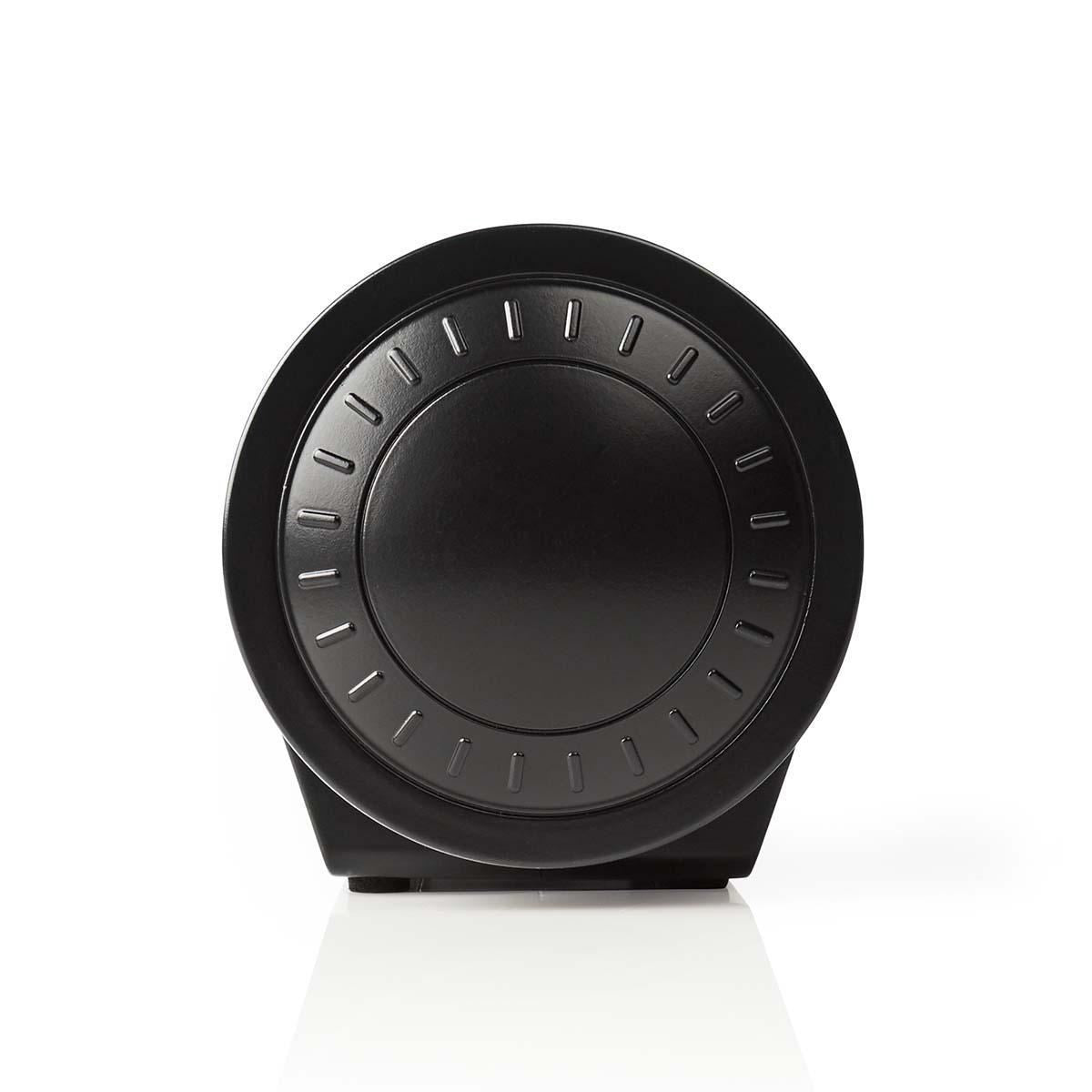 Nedis Digital Alarm Clock Radio | LED | Time projection | AM / FM | Snooze function | Sleep timer | Number of alarms: 2 | Black