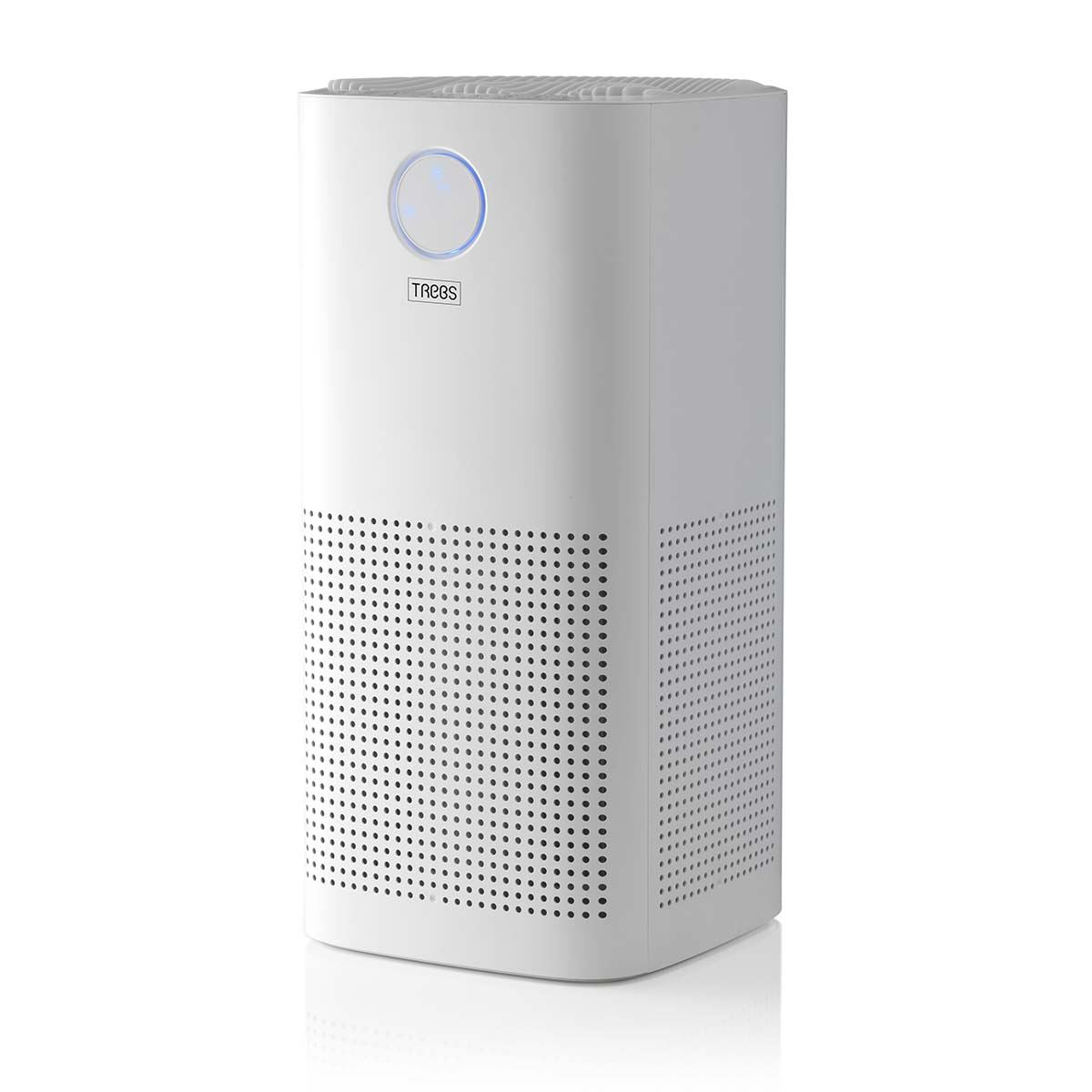 Trebs UV Air Purifier 49100, Whisper Quiet, Suitable for space up to: 90 m² for Clean Air Delivery Rate (CADR): 470 m³/h with HEPA H13 Filter | Air quality indicator | White