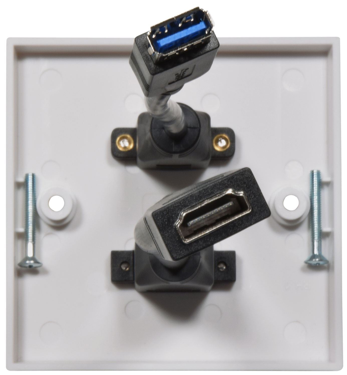 Av:link Face Plate Wallplate HDMI v2.1 & USB 3.0