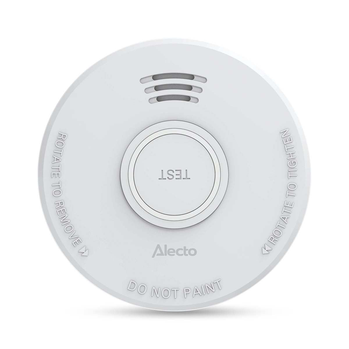 Alecto SD110 Smoke detector with Hush Button | >85 dB | Battery Powered | EN14604:2005/AC:2008 | White |4 Pack