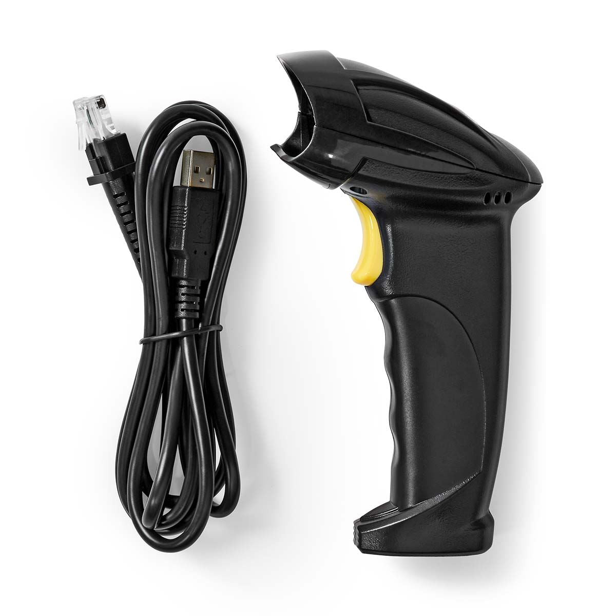 Nedis Barcode Scanner | Laser | Wired | 1D Linear | USB Powered | USB 2.0