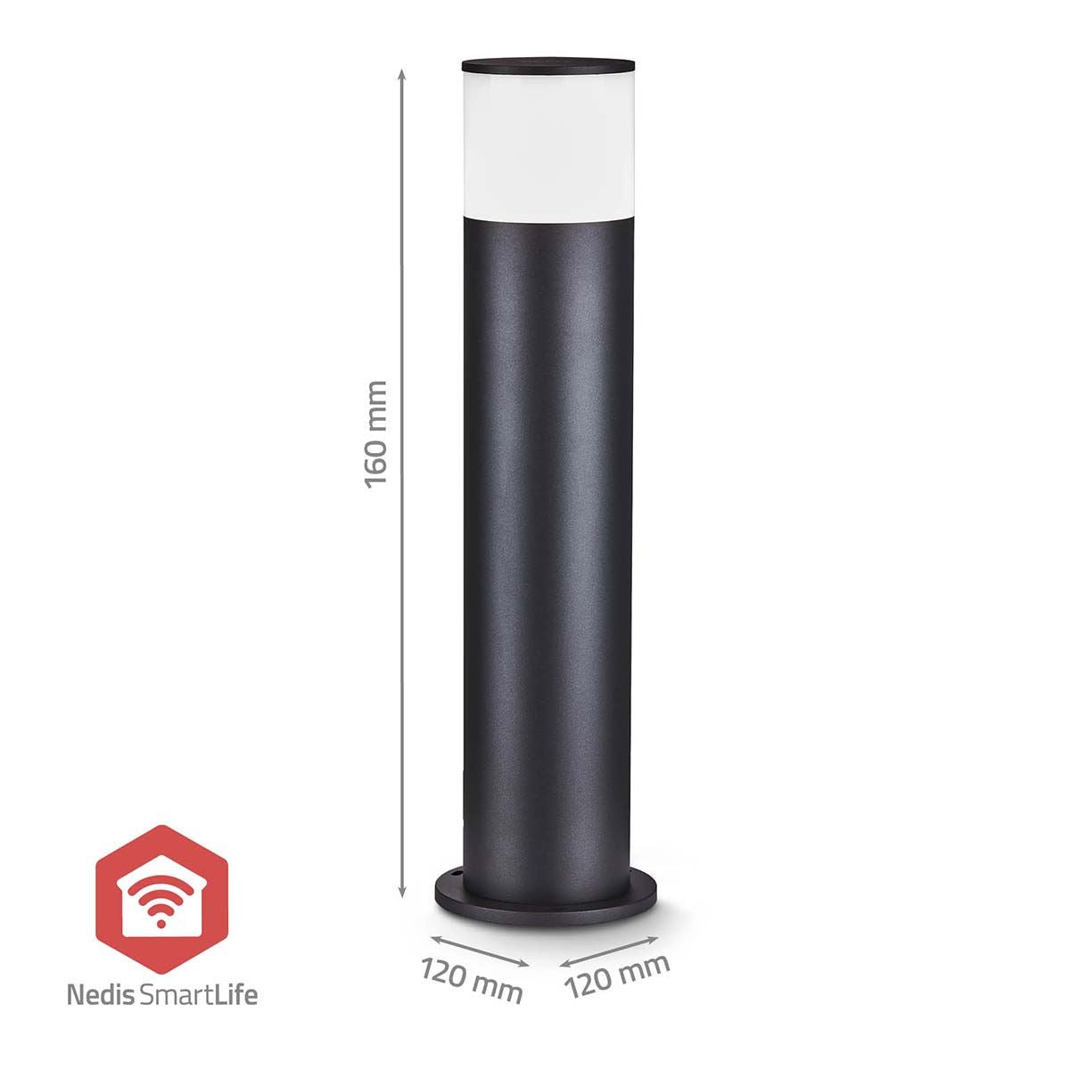 Nedis Smartlife Nedis / Tuya Smart Life Wifi LED RGB Garden Lights Patio Path Walkway Lighting Bollard