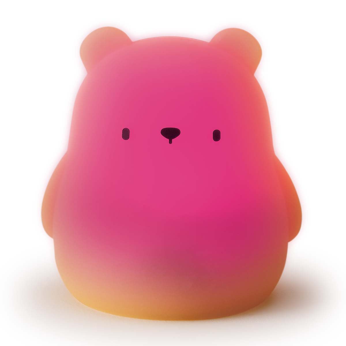 Alecto Bear Night Light for Kids, Baby Night Light for Nursery with RGB Colours & Modes, Rechargeable, Timer & Touch Control, Portable Light, BPA Free