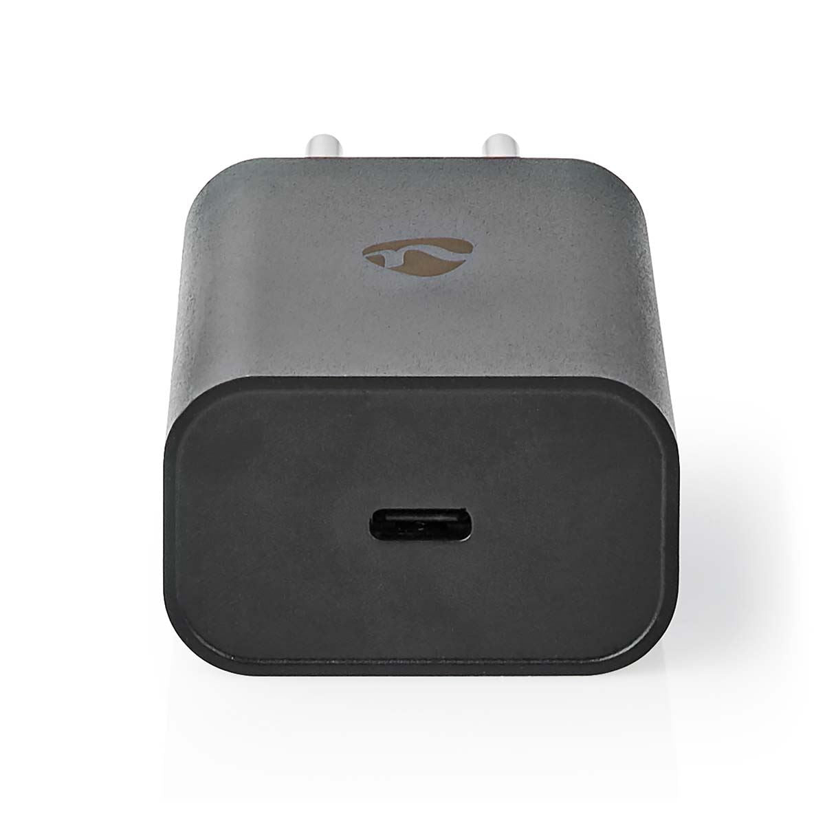 Nedis EU Euro Travel Wall Charger | 30 W | PD3.0 27W / PD3.0 30W / QC3.0 | Quick charge feature | 1.5 / 2.0 / 2.5 / 3.0 A | Number of outputs: 1 | USB-C™ | Automatic Voltage Selection | Black