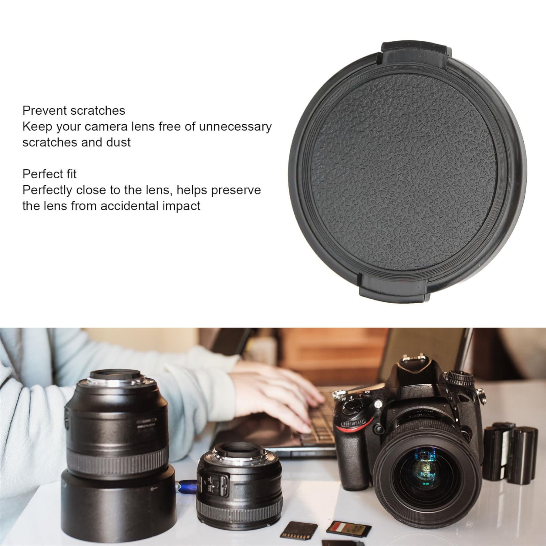 Ex-Pro Basic 58mm Snap-on / Clip on Lens Cap