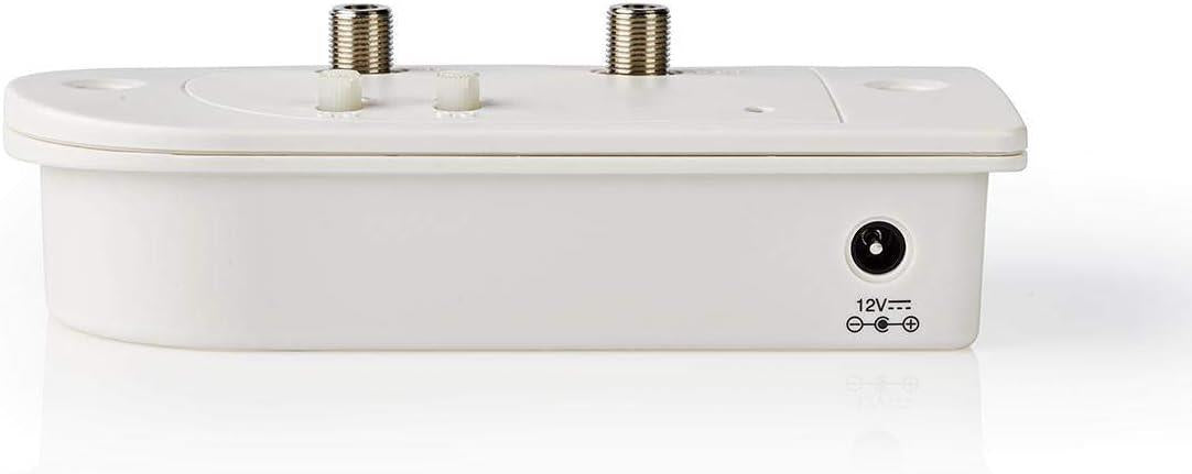 Nedis CATV Amplifier | Gain: 23 dB | 86-1006 MHz | Number of outputs: 4 | Gain control | Return path | White
