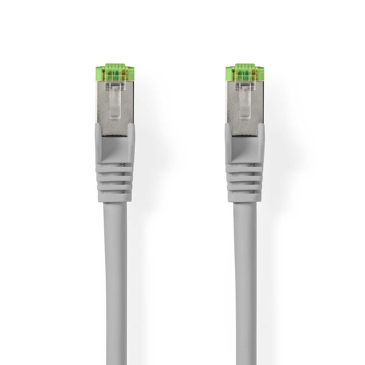 Nedis Cat 8.1 Network Cable | S/FTP | RJ45 Male | RJ45 Male | 15.0 m | Round | LSZH | Grey | Label