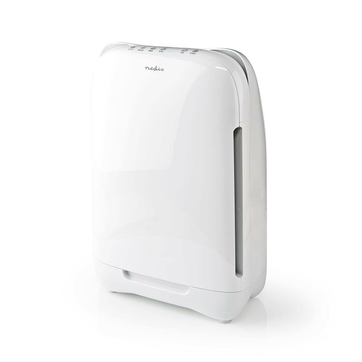 Nedis Air Purifier | Suitable for space up to: 25 m² | Clean Air Delivery Rate (CADR): 200 m³/h | Air quality indicator | White