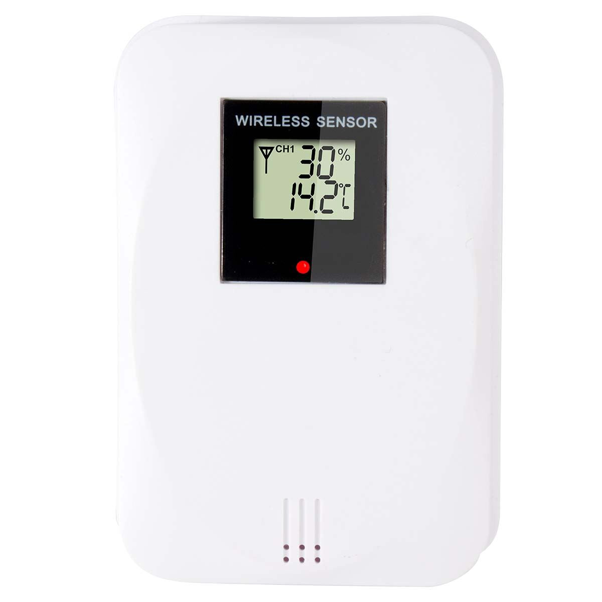Alecto WS-1700 Indoor/Outdoor Wireless Weather Station, Temperature, Humidity, Forecast, Hygrometer - White