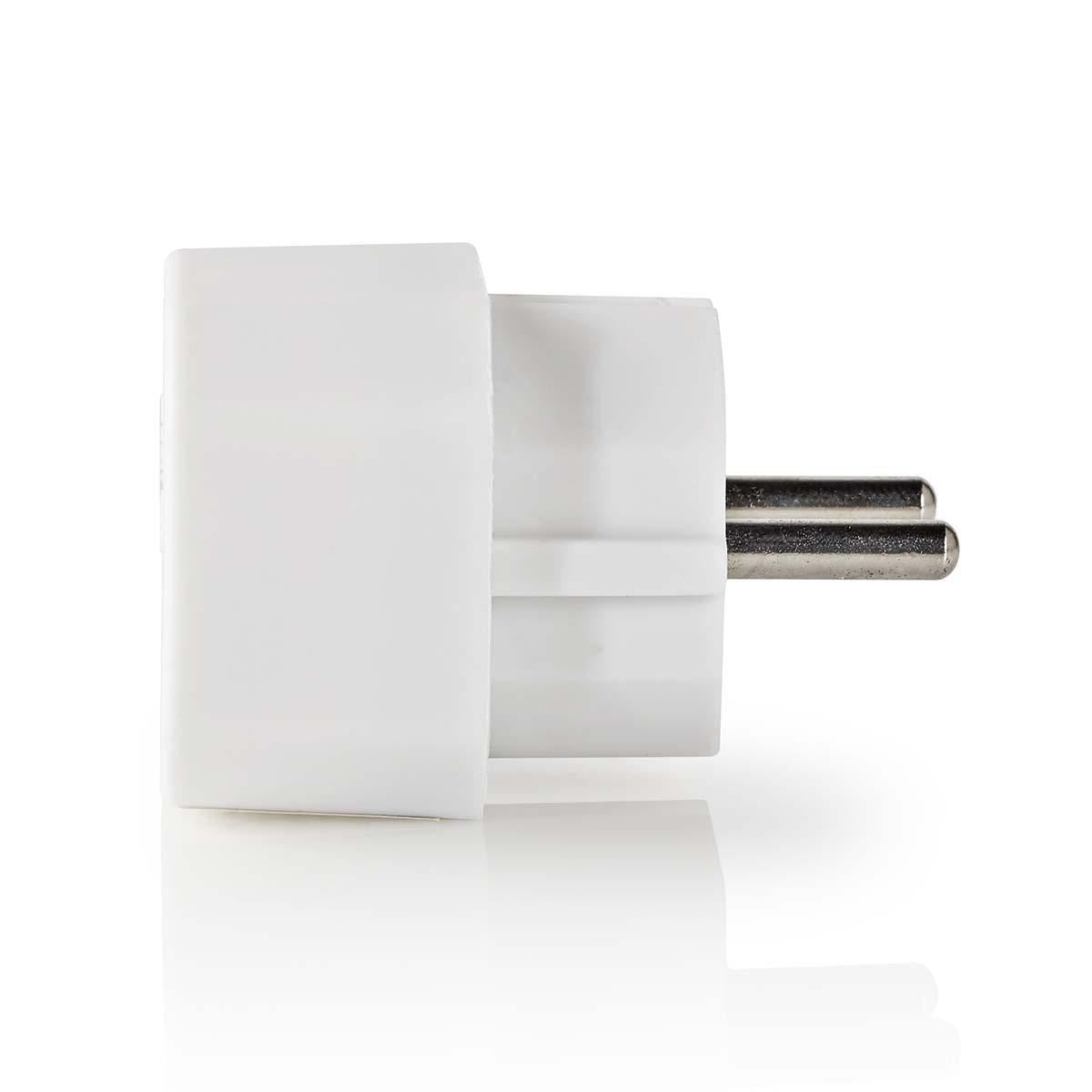 Nedis Power Socket Splitter | Type F (CEE 7/7) | 250 V AC 50 Hz | Type C (CEE 7/16) | 250 V AC 50/60 Hz | 2.5 A | 1100 W | White