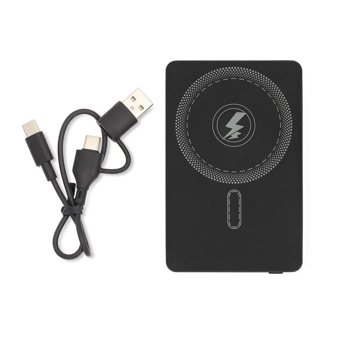 Nedis Magnetic Wireless Powerbank 5000 mAh | 1.67 / 2.22 / 3.0 A | Output connection: 1x USB-C™ | Input connection: 1x USB-C™ | PD3.0 20W | Lithium-Polymer
