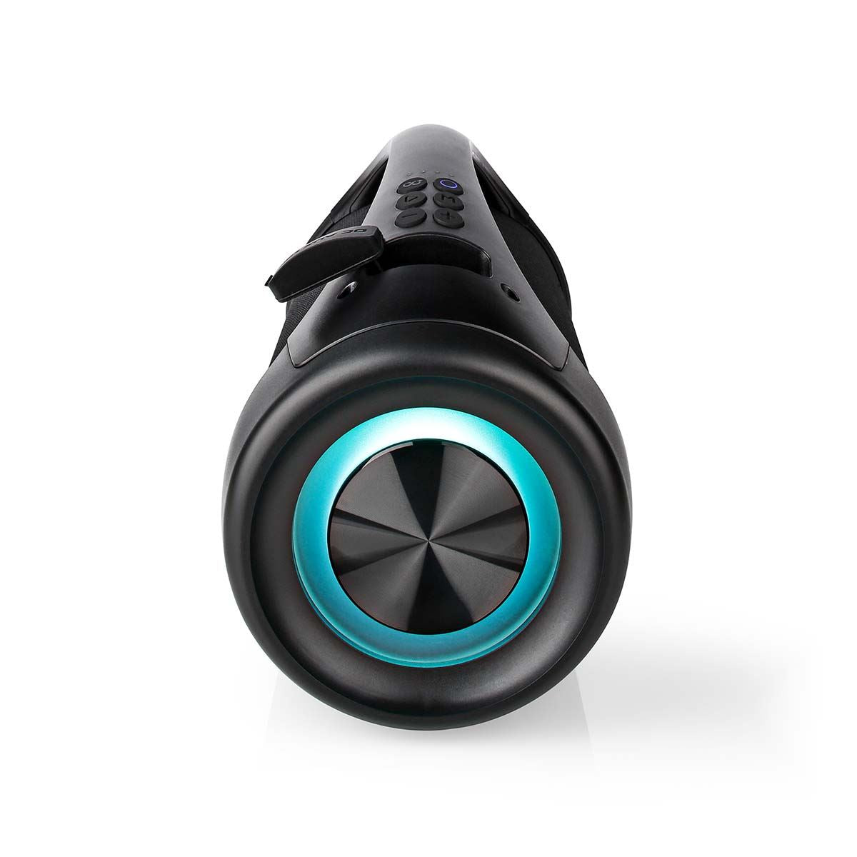 Nedis Bluetooth® Party Boombox | 6 hrs | 2.0 | 150 W | Media playback: AUX / USB | IPX5 | Linkable | Carrying handle | Party lights | Black