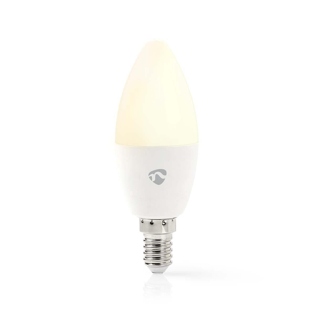 Nedis SmartLife Full Colour LED Bulb, E14 Zigbee Candle Light, Dimmable, RGB + 2200-6500K, Voice Control with Amazon Alexa & Google Home, Timer Function