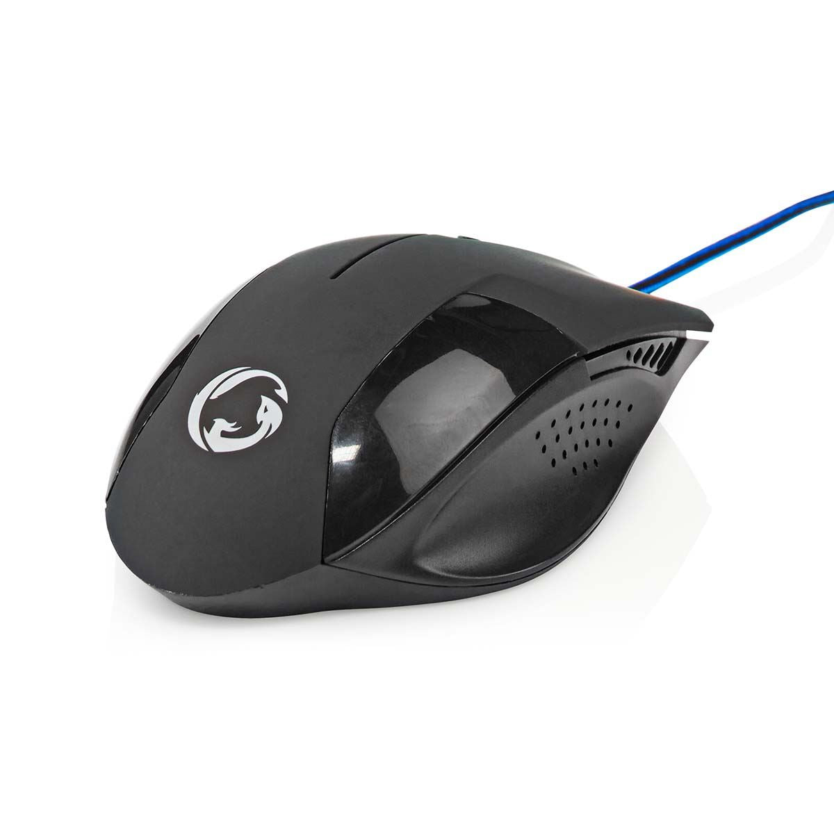 Nedis Gaming Mouse | Wired | 1200 / 2400 / 4800 / 7200 dpi | Adjustable DPI | Number of buttons: 6 | Programmable buttons | Right-Handed | 1.50 m | Without Lighting