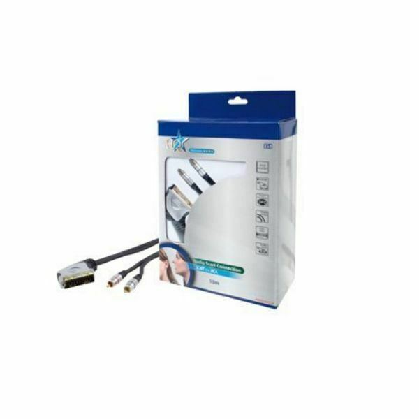 HQ 10m High End Scart to 2 x RCA (Audio L/R)