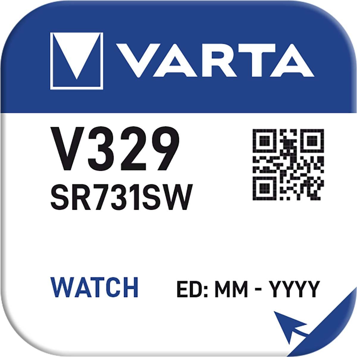 Varta Silver-Oxide Watch Battery SR731 1.55 V 26 mAh 1-Pack