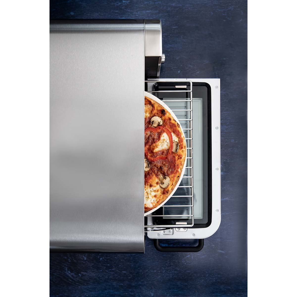 Gastronoma Air Fryer Oven | 15-in-1 Presets Multifunctional Pizza Oven | Digital Touch Control Triple Glass Door Interior Light | 40-400°C Temp 18L Capacity Compact Design | 2 Year Warranty 2000W Stainless Steel