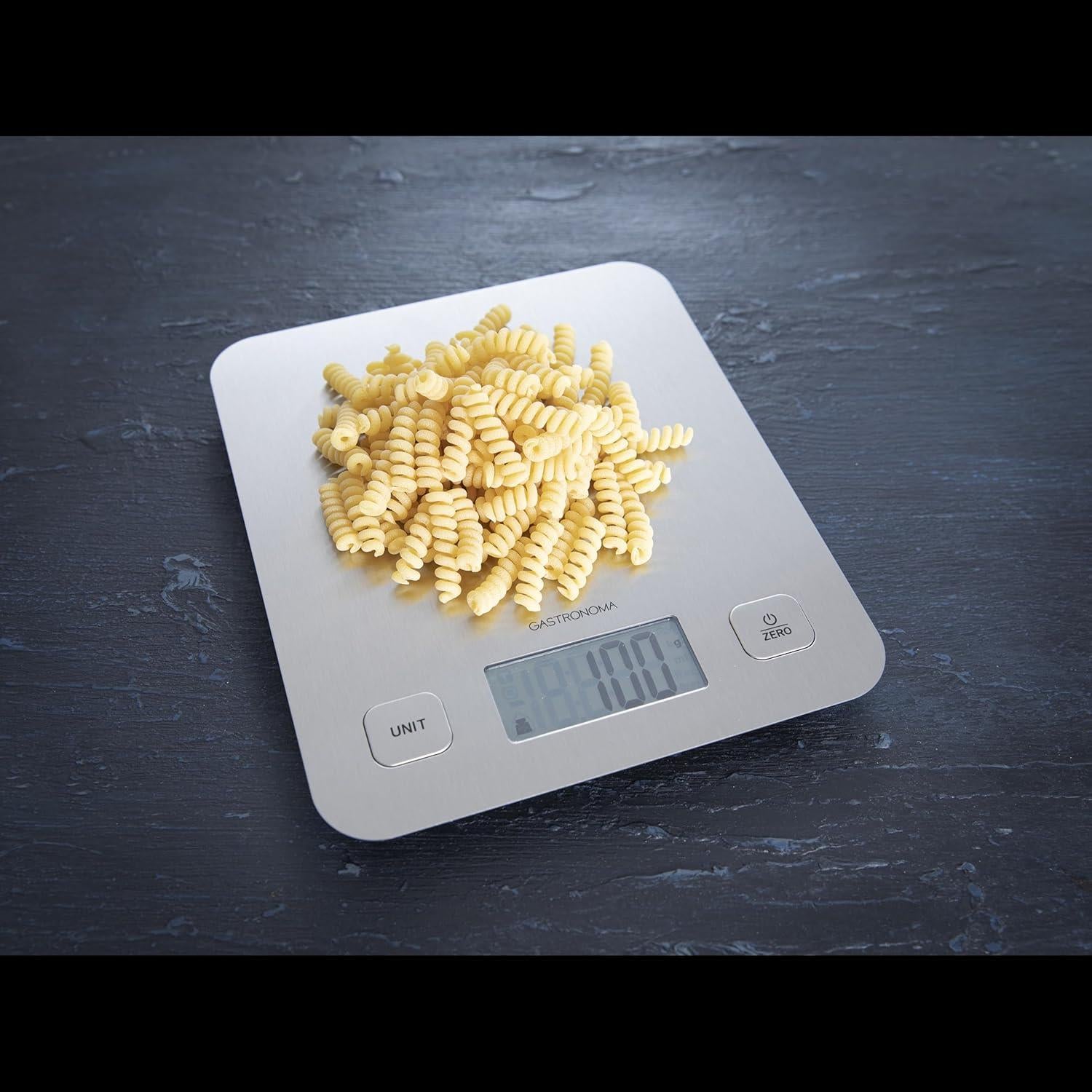 Gastronoma 5kg Digital Kitchen Scales Electronic LCD Cooking Weighing Food Stainless Steel