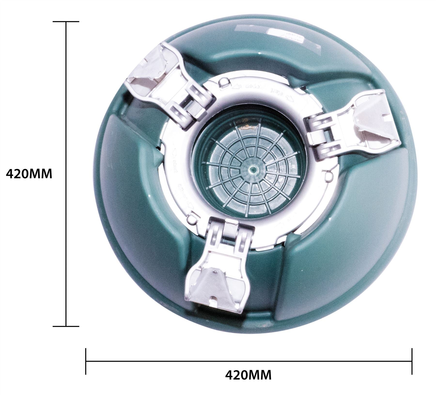 Auto Lock Christmas Tree Stand with 3 Clasps and 1L Water Tank, for Real Trees up to 2.3m / 7.5ft