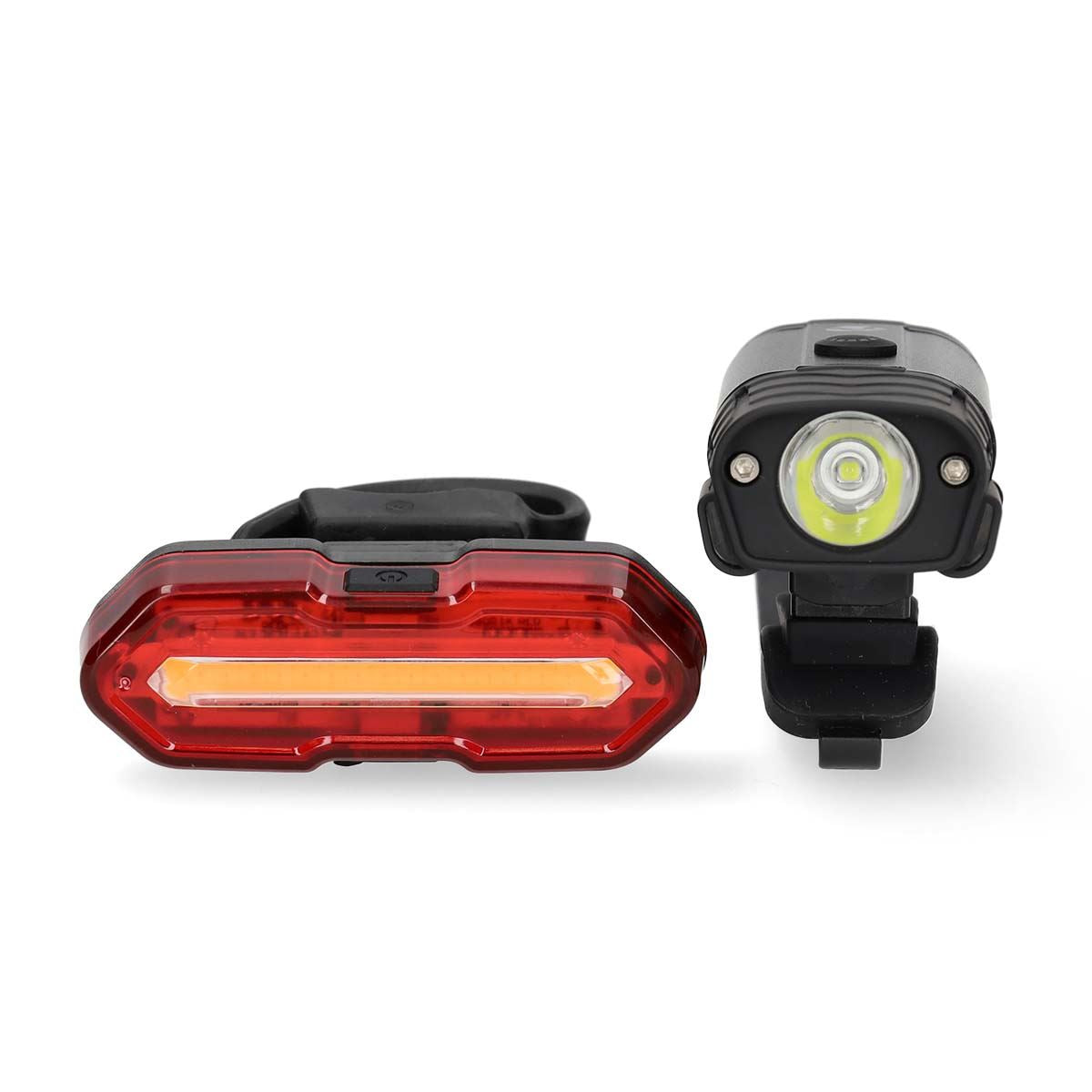 Nedis Rechargeable Bicycle Light | Battery Powered | 5 V DC | 3 W | 400 lm | 4.5 lm | 100 m | 110 °