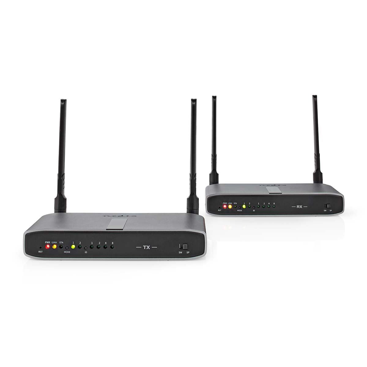 Nedis Wireless HDMI™ Transmitter | Wi-Fi | 5.15 - 5.85 MHz | 100.0 m (line of sight) | Maximum resolution: Full HD 1080p | 6.75 Gbps | IR Return function | ABS | Anthracite