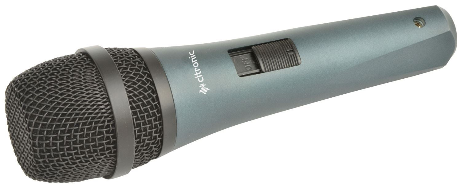 QTX DM18 Vocalist Microphone Cast Metal Body Capsule Microphone