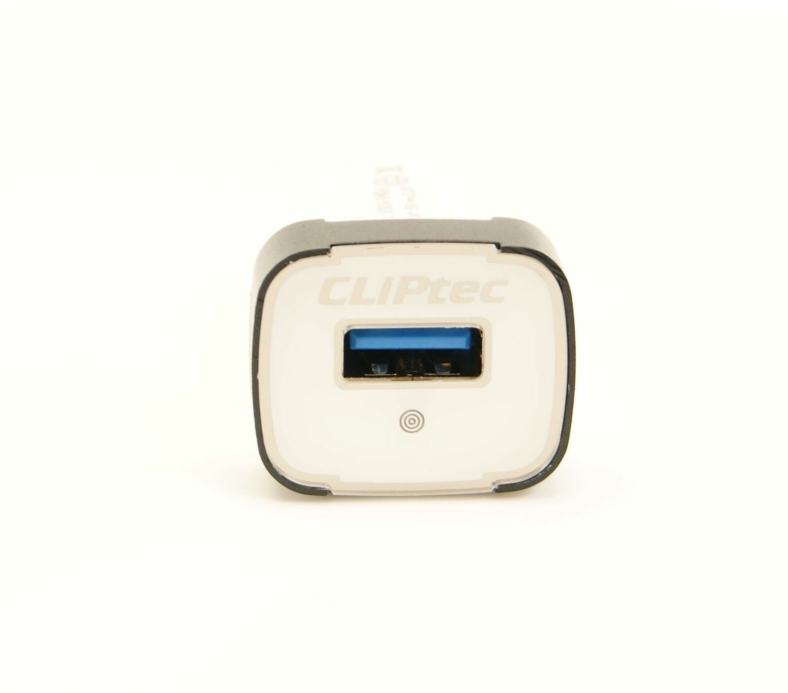 CLiPtec USB 5V 1A Single In-Car Charger Ideal for Older Devices - White